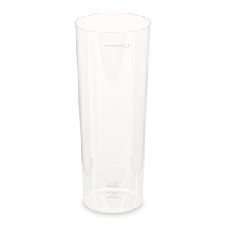  Kelímek vratný (PP) opakovaně použitelný Longdrink O59mm 2cl/0,3L [10 ks]