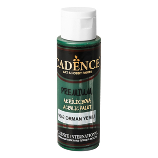 CADENCE Akrylová barva CADENCE Premium, tm. zelená, 70 ml