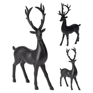 Koopman International b.v. Dekorace - figurka stojícího jelena 29 cm (2 varianty)
