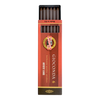 KOH-I-NOOR Kresba sépie KOH-I-NOOR - tmavě hnědá 6 ks, 5,6 mm
