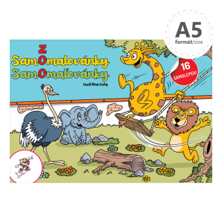 Petr Mičánek Omalovánka A5 - ZOO + samolepky