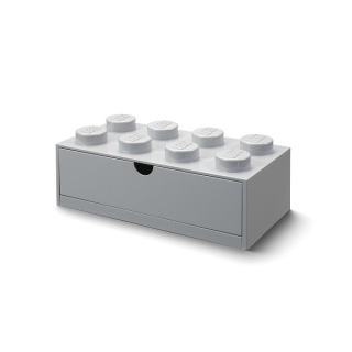 LEGO Storage LEGO stolní box 8 se zásuvkou - šedá