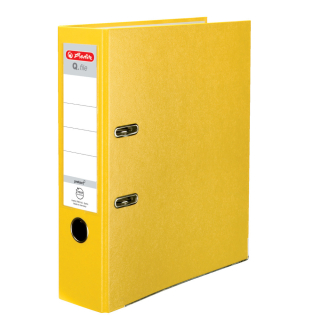 HERLITZ Pořadač pákový Herlitz A4 80 mm žlutý