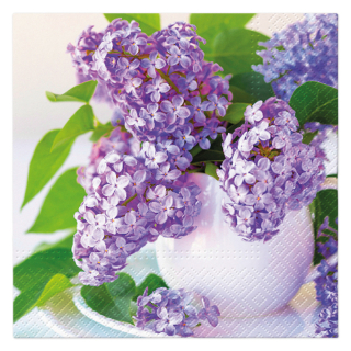 PAW Ubrousky PAW L 33x33cm Lilac Cup Bouquet