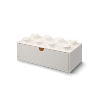 LEGO Storage LEGO stolní box 8 se zásuvkou - bílá