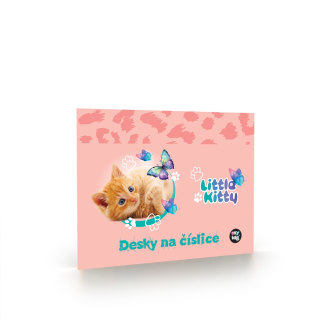 KARTON P+P Desky na číslice Kočka