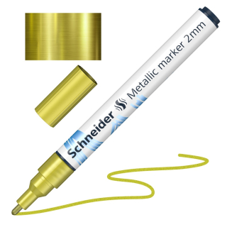 SCHNEIDER Popisovač Schneider Paint-It 011 hrot 2 mm - metalická žlutá