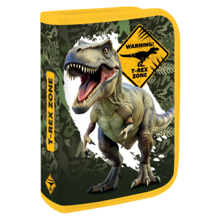 JUNIOR Penál plný - 1 patrový, 31 kusů JUNIOR S9 - T-Rex Zone