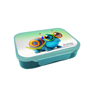 KARTON P+P Box na svačinu s přihrádkami Šnek