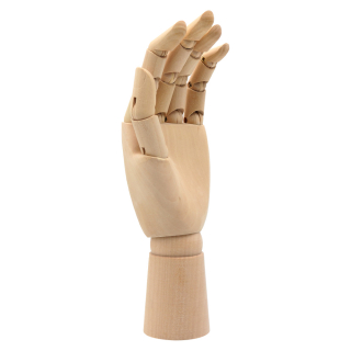 JUNIOR Dřevěná figurka 25 cm - levá ruka