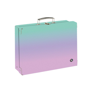 KARTON P+P Kufřík lamino hranatý A4 OXY NEXT Ombre Pink