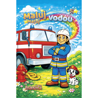 Petr Mičánek Omalovánka A4 Maluj vodou - Hasiči