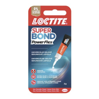 HENKEL Lepidlo vteřinové Loctite Super Bond Power Flex Gel 2 g