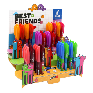 PILOT Prezentační stojan Roller rubber PILOT FX Ball 07 Best Friends (60 ks) - modrá náplň