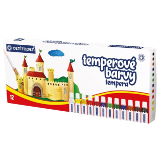 CENTROPEN Barvy temperové CENTROPEN 9550/12 - 12 barev 12 ml