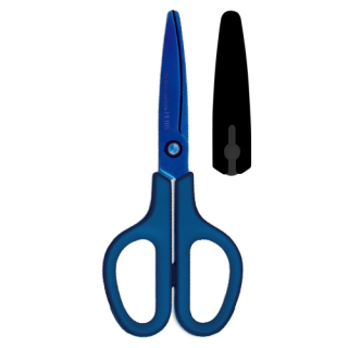 PLUS JAPAN Nůžky PLUS SC-175ST titánové modré 7"/18 cm