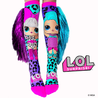 MADMIA Podkolenky dětské/dospělý - L.O.L. Surprise Disco Dolls