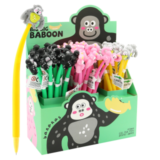 JUNIOR JUNIOR Gorilla gelové pero 0,5 mm - modrá náplň /1ks