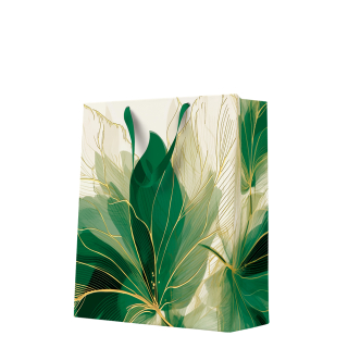 PAW Dárková taška large premium 26,5x33,5x13 cm Modern Jungle Bloom