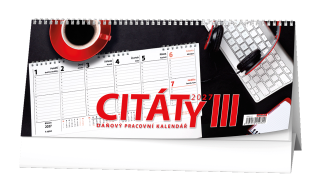 Baloušek Stolní kalendář - Pracovní kalendář CITÁTY III