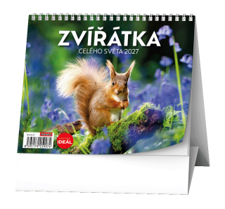Baloušek Stolní kalendář - IDEÁL - Zvířátka celého světa