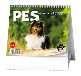 Baloušek Stolní kalendář - IDEÁL - Pes - věrný přítel /s psími jmény/