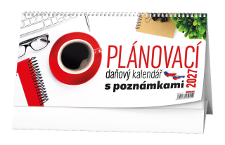Baloušek Stolní kalendář - Plánovací daňový kalendář s poznámkami