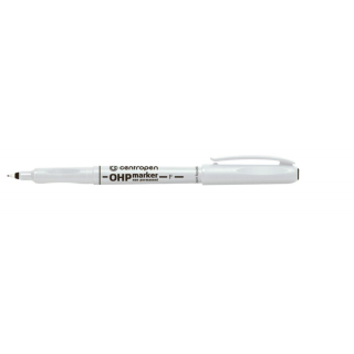 Popisovač smývatelný OHP Non-Permanent Centropen 2646 F 1,2 mm na hladké povrchy - černý