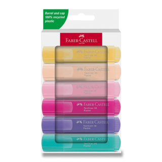 FABER-CASTELL Zvýrazňovač Faber-Castell 1546/6 Pastel - sada