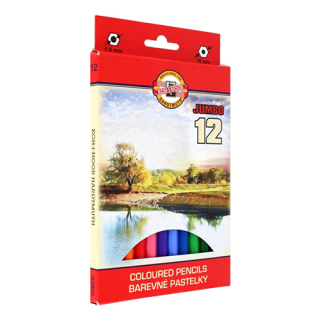 KOH-I-NOOR Pastelky šestihranné Koh-i-noor Jumbo 12ks