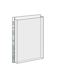 KARTON P+P Průhledný obal na katalogy PP eurozávěs 180mic.240x310x20mm