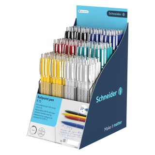 SCHNEIDER Prezentační stojan Schneider K15 mix 216 ks - modrá náplň