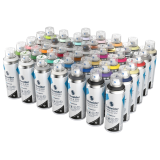 SCHNEIDER Akrylový sprej Schneider DIY Spray Paint-it 030 – balení výrobků – směs barev, 40 ks