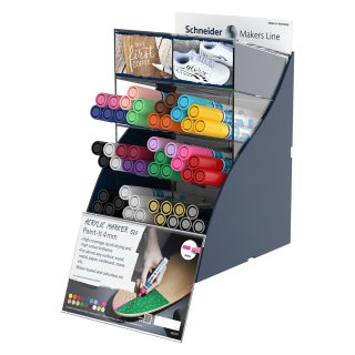 SCHNEIDER Prezentační stojan Schneider Popisovač akrylový Paint-it 320 4mm SiS Display 52 ks mix
