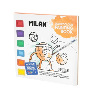 MILAN Omalovánka s vodovými barvami MILAN - Sports