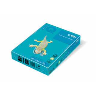Kopírovací papír A4 IQ 160g color azurově-modrý