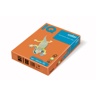 IQ Kopírovací papír A4 IQ 160g color oranžový