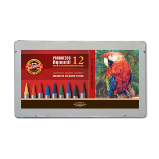 KOH-I-NOOR Voskovky aquarell progresso,12 ks