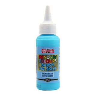 KOH-I-NOOR Barva na sklo KOH-I-NOOR 60 ml, světlemodrá