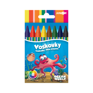 JUNIOR Voskovky 8 ks Ocean World