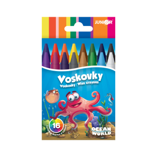 JUNIOR Voskovky 16 ks Ocean World