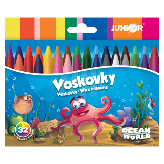 JUNIOR Voskovky 32 ks Ocean World