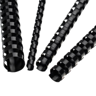 NONAME Hřebeny plastové 32 mm černé