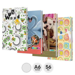 JUNIOR Památník čistý A6 (56-listový) 90g