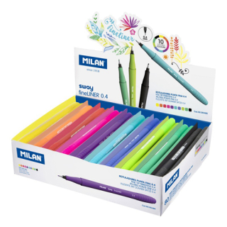 MILAN Liner MILAN Sway Fineliner 0,4 mm - sada 80 ks