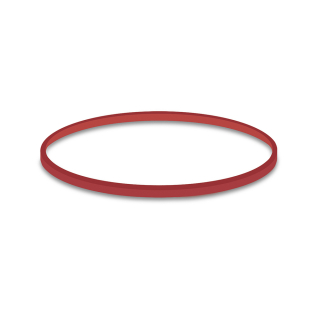 WIMEX Gumičky červené tenké  (1 mm, O 8 cm) [1 kg]