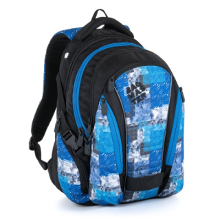 BAGMASTER Školní batoh BagMaster BAG 21 A blue /black