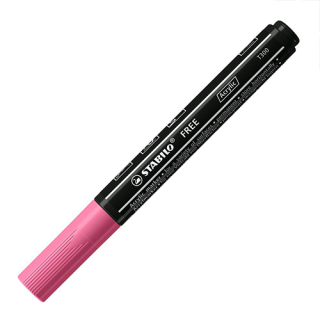 STABILO Akrylový popisovač STABILO FREE Acrylic T300 Kulatý hrot 2-3 mm - růžový