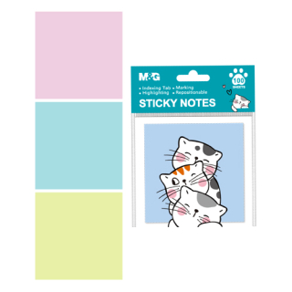 M&G Blok lep. M&G So Many Cats 76 x 76 mm - 100 listů, mix / 1ks
