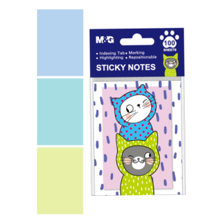 M&G Blok lep. M&G So Many Cats 50 x 77 mm - 100 listů, mix / 1ks